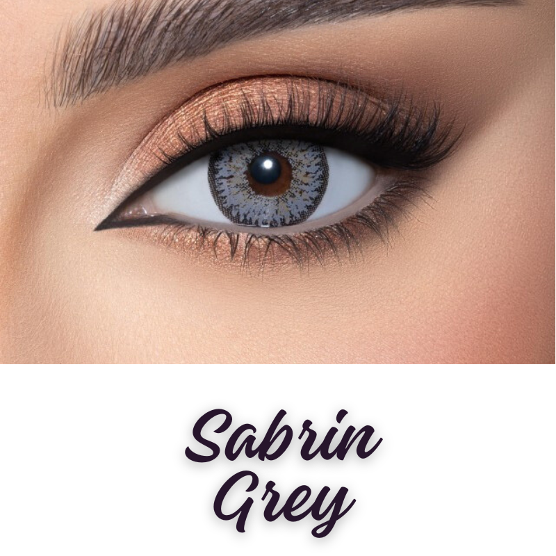 Sabrin Gray – Premium Natural Gray Contact Lenses