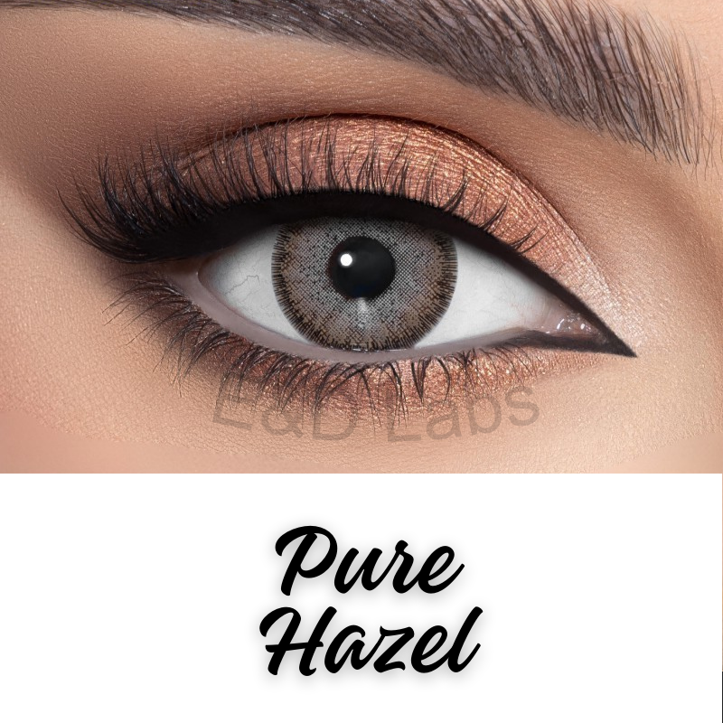 Pure Hazel Contact Lenses – Natural Hazel Brown