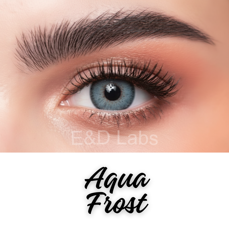 Aqua Frost Contact Lenses – Natural Soft Blue Cosmetic Lens