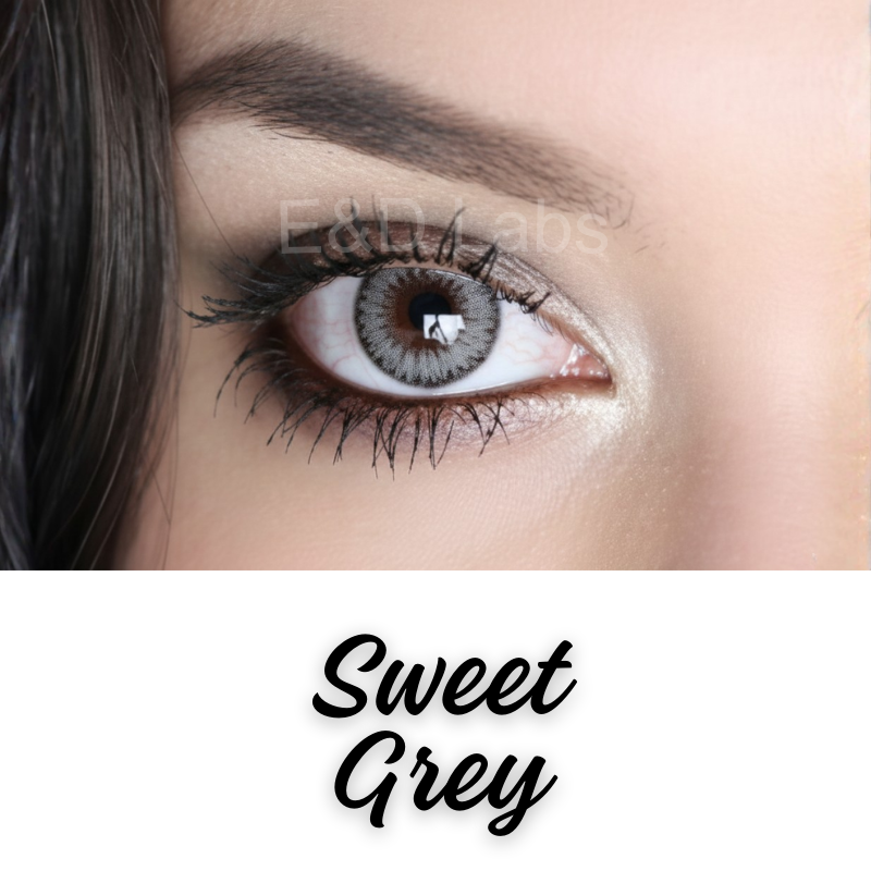 Sweet Grey Contact Lenses – Dual Ring Natural Grey Eye Lens