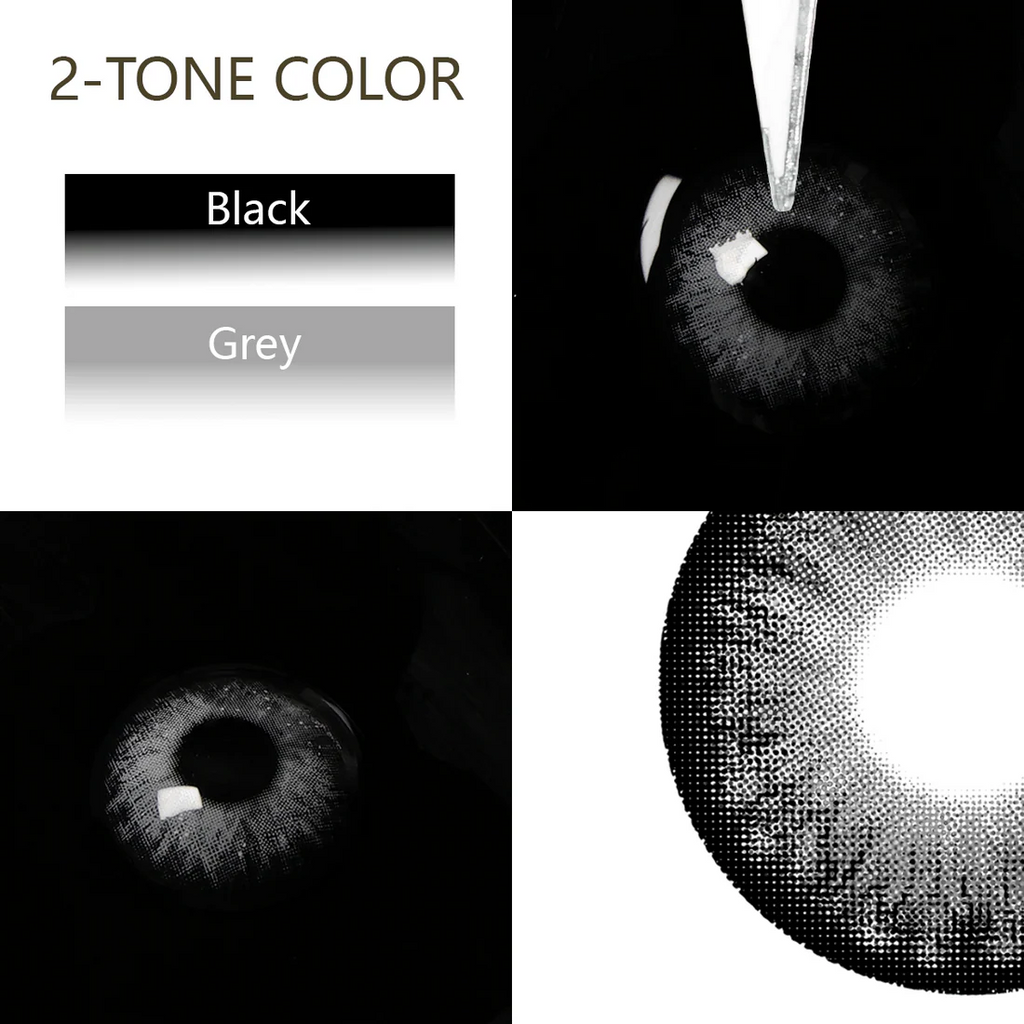 Mistic Dark Grey Contact Lenses