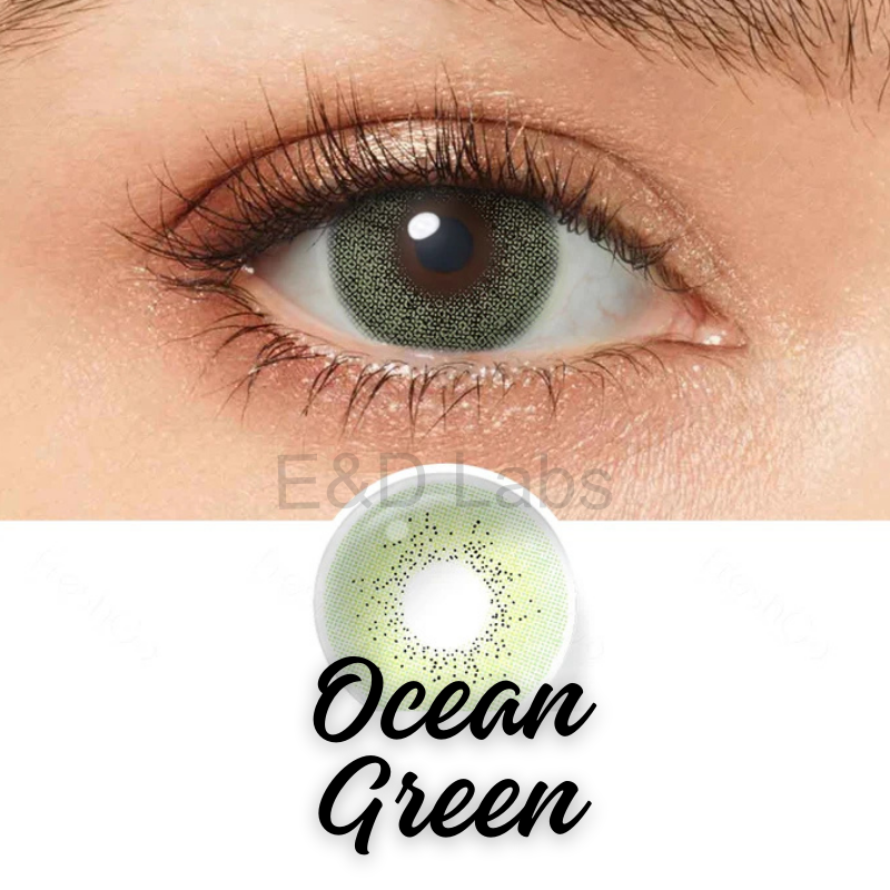 Ocean Green Contact Lenses – Natural Sea-Green Cosmetic Lens