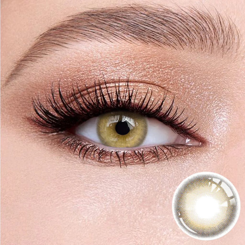 Caramel Brown Contact Lenses