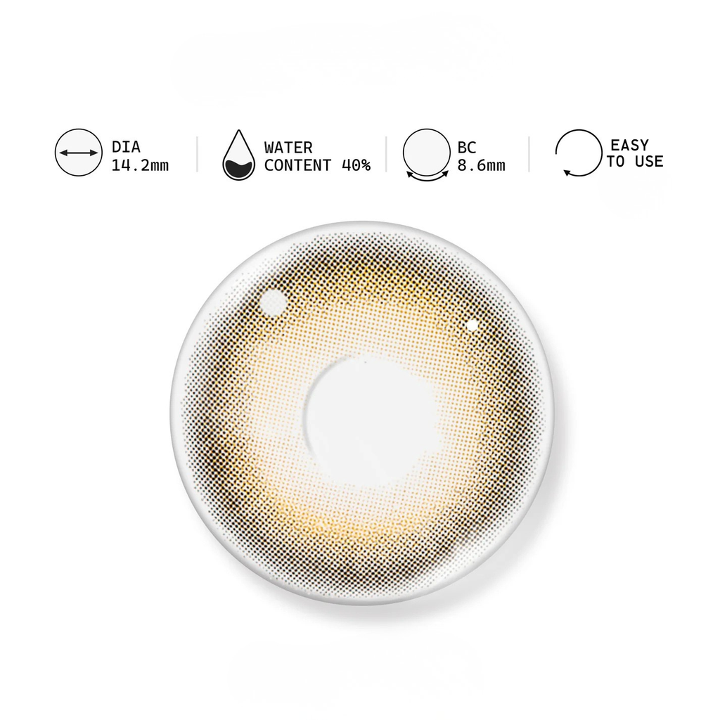 Caramel Brown Contact Lenses