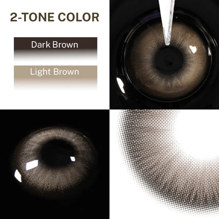 Nut Brown Contact Lenses
