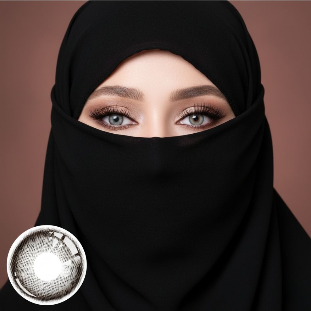 Pearl Gray Contact Lenses – Soft Radiance